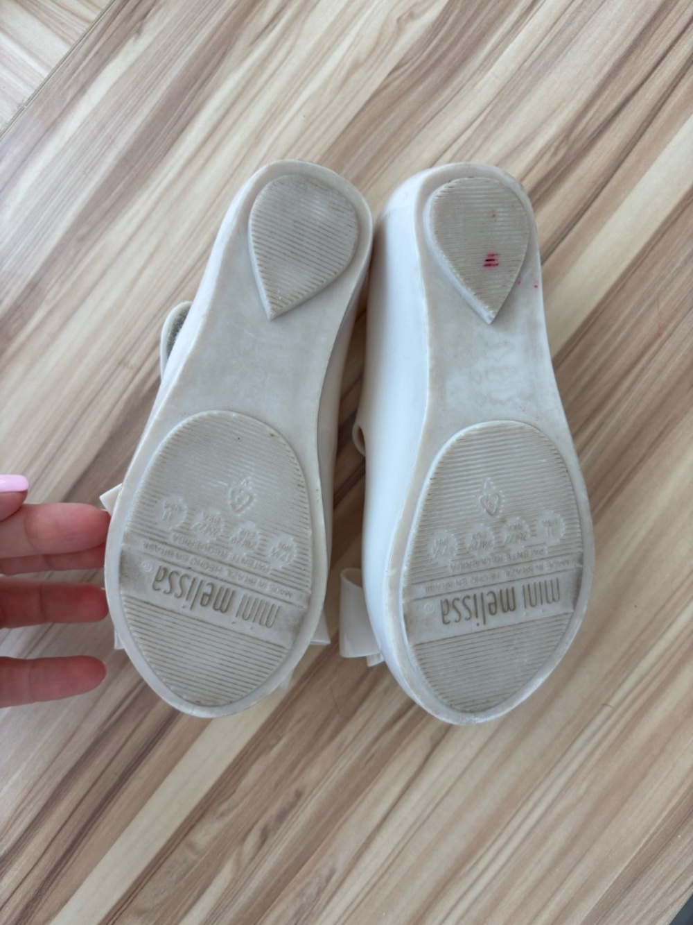 Mini Melissa Kids, Girls Ultragirl Classy Beige Size 11 shoes - Picture 7 of 7